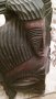 Маска стара голяма африканска МАХАГОН Ръчна ФУДОЖЕСТВЕНА МАЙСТОРСКА ТРАДИЦИОННА ИЗРАБОТКА 456654 , снимка 13