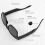 Смарт очила Смарт аудио очила Безжични Bluetooth слънчеви очила IPX4, снимка 2