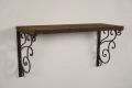 Конзоли , рафтодържачи стойки и ъгли за рафтове и етажерки от ковано желязо, снимка 2