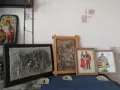Пана картини, стара ръчна авторска изработка, снимка 2