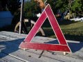 Стар автомобилен авариен триъгълник, снимка 1 - Антикварни и старинни предмети - 26683581