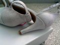 Дамски елегантнин обувки Graceland, сребристи, снимка 5