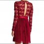 Romeo & Juliet рокля / Дантелена рокля / Бордо-червена рокля / Официална рокля, снимка 5