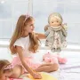 Waldorf Doll Ръчно изработена плюшена кукла, пълнена плюшена щастлива кукла изненада подарък парца, снимка 6