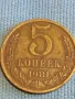Стара монета 5 копейки 1981г. СССР рядка за КОЛЕКЦИЯ ДЕКОРАЦИЯ 75811, снимка 3