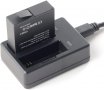 Зарядно устройство SJCAM за батерии SJ6 Legend, За 2 батерии, USB кабел, снимка 5