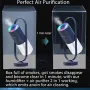 Овлажнител Magic Shadow с отрицателни йони,USB прожекционен 7цвята LED светлини,авт. изкл.,ултра тих, снимка 4