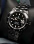 Часовник Rolex Submariner All Black Edition, снимка 1 - Мъжки - 34947750