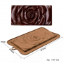 Роза цяла плочка шоколадов блок шоколад силиконов молд форма фондан шоколад гипс, снимка 6