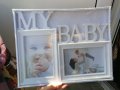 Рамка за снимки за бебе , снимка 1 - Подаръци за кръщене - 28586487