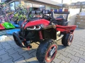 X двуместен акумулаторен джип BEAST 4x4 червен, снимка 1