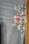Дамски дънки с цветя, снимка 3