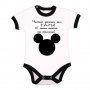 Бебешко боди ЧЕСТИТ РОЖДЕН ДЕН ТАТИ mickey head, снимка 3