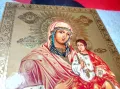 ПРЕСВЕТА БОГОРОДИЦА с МЛАДЕНЕЦА КРАСИВА ИЗТОЧНОПРАВСЛАВНА ИКОНА 47639, снимка 4