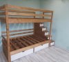 Двуетажно легло , снимка 1 - Мебели за детската стая - 43446209