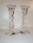 двойка кристални и месингови свещници , снимка 7