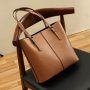 Дамска чанта Естествена кожа Brown 988, снимка 3
