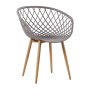 Икономични дизайнерски градински пластмасови столове кресла в черен цвят , снимка 8