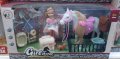 Детска ферма с кукла, кон, куче и аксесоари