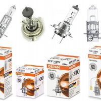 Халогенни Автомобилни Крушки Фарове OSRAM H1 H3 H4 H7 12V 55W Original, снимка 1 - Аксесоари и консумативи - 32223604