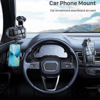Нова Поставка за мобилен телефон за автомобил кола универсална стойка, снимка 5 - Селфи стикове, аксесоари - 37394709