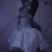 Детска бяла рокля за спортни танци, снимка 8 - Детски рокли и поли - 43049599
