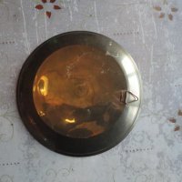Страхотна бронзова чиния с емайл 2, снимка 4 - Антикварни и старинни предмети - 43553079