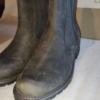 Дамски боти от естествена кожа Clarks №37, снимка 2 - Дамски боти - 44060118