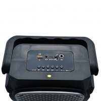 Блутут тонколона с вход за микрофон Bluetooth speaker USB FM SD AUX LED, снимка 7 - Тонколони - 26274950