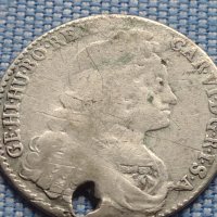 Сребърна монета 6 кройцера 1737г. Карл шести Хал Свещена Римска Империя 13609, снимка 5 - Нумизматика и бонистика - 42968283