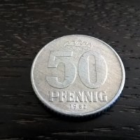 Монета - Германия - 50 пфенига | 1982г.; серия А, снимка 1 - Нумизматика и бонистика - 28046097