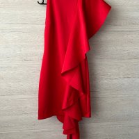 Официална червена рокля, снимка 2 - Рокли - 40403806