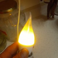 LED крушка с огнен ефект/пламък, снимка 5 - Лед осветление - 29538929