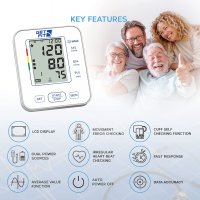Get FitМедицински апарат за измерване на кръвно налягане на горната част на ръката,LCD дисплей, снимка 6 - Други - 40449478