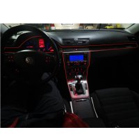 Интериорна LED лента за кола, 1м., 12V,  червен, снимка 2 - Аксесоари и консумативи - 33256861