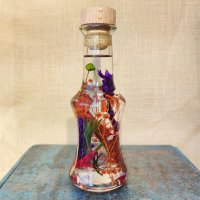 Японски хербарий. Сухи естествени цветя в минерално олио, снимка 9 - Декорация за дома - 43854621