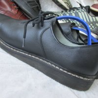 КАТО НОВИ 43 - 44, Vintage Hiking Shoes, Skywalk original, Black Leather, Bavarian, Das Beste, Mens, снимка 17 - Ежедневни обувки - 37606098