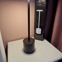 Лед лампа за маса / безжична - 3 режима на светене и регул. светлина, снимка 14 - Настолни лампи - 44001139