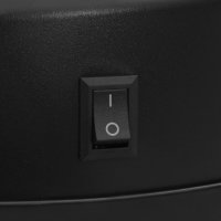 Кош за смет с автоматичен сензор 30 л въглеродна стомана черен, снимка 4 - Мопове, кофи, четки и метли - 37693321