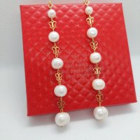 Уникални обeци перли, снимка 3 - Обеци - 36356999