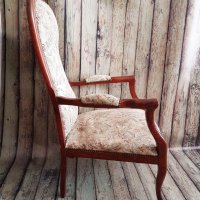 Голямо кресло барок , снимка 3 - Дивани и мека мебел - 20179148