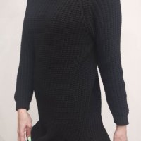 Ефектен дълъг пуловер, с цепки от двете страни-различни цветове, снимка 5 - Блузи с дълъг ръкав и пуловери - 38692555