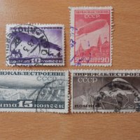 СССР 1931 - Дирижабли, снимка 1 - Филателия - 27890895