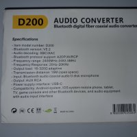 Bluetooth  audio converter , снимка 5 - Ресийвъри, усилватели, смесителни пултове - 43837118