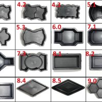 Калъпи/форми на унипаваж за производство на изделия от бетон, снимка 2 - Облицовки - 22702721