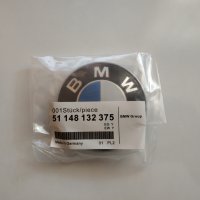 Емблема за BMW Предна/Задна 82mm 73mm за E36 E39 E46 E53 E60 E65 E90 X5 - Черна Синя, снимка 5 - Аксесоари и консумативи - 28823527