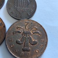 Монети Елизабет , снимка 6 - Нумизматика и бонистика - 44909982