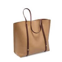 Дамска чанта Естествена кожа Brown 1155, снимка 5 - Чанти - 44000218