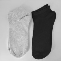 Пентаграм черни къси памучни дамски чорапи женски чорап до глезена памучен чорап 