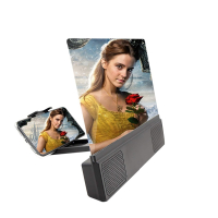 12” HD/3D увеличител/Лупа за екран на смартфон/Bluetooth колона/сгъваема стойка/държач, снимка 6 - 3D VR очила за смартфон - 44891772